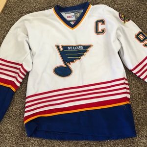 St. Louis hockey jersey.